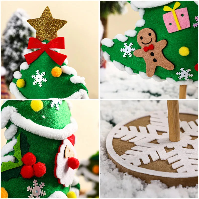 DIY Christmas Tree Crafts Kits for Children