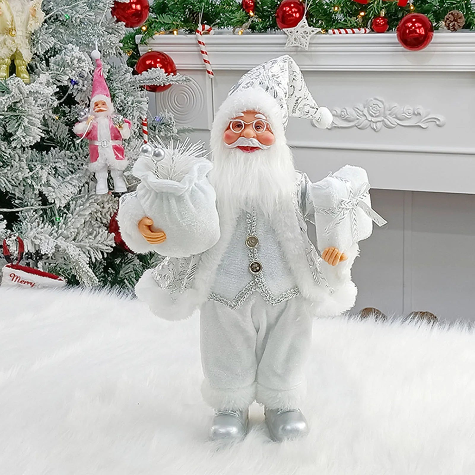 Christmas Santa Claus Figurines Doll 12inch