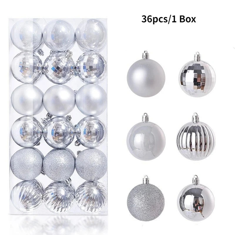 36Pcs 3CM Christmas Balls