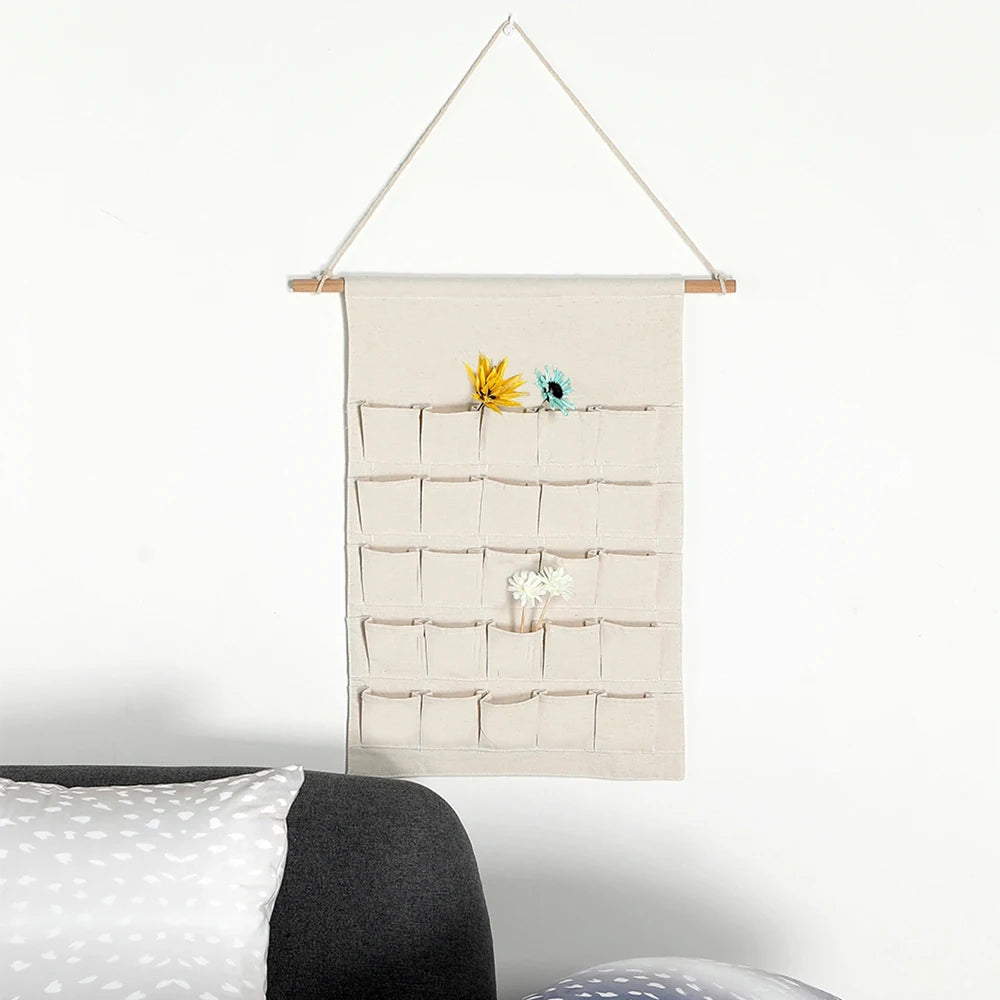 Christmas Advent Calendar With Pockets Personalized