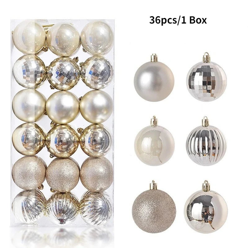 36Pcs 3CM Christmas Balls