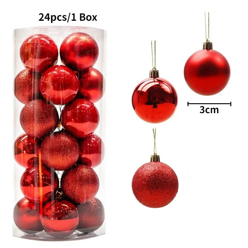36Pcs 3CM Christmas Balls