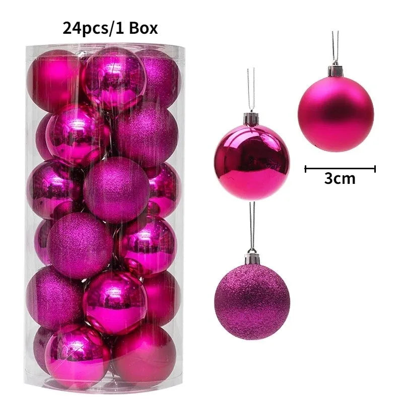 36Pcs 3CM Christmas Balls
