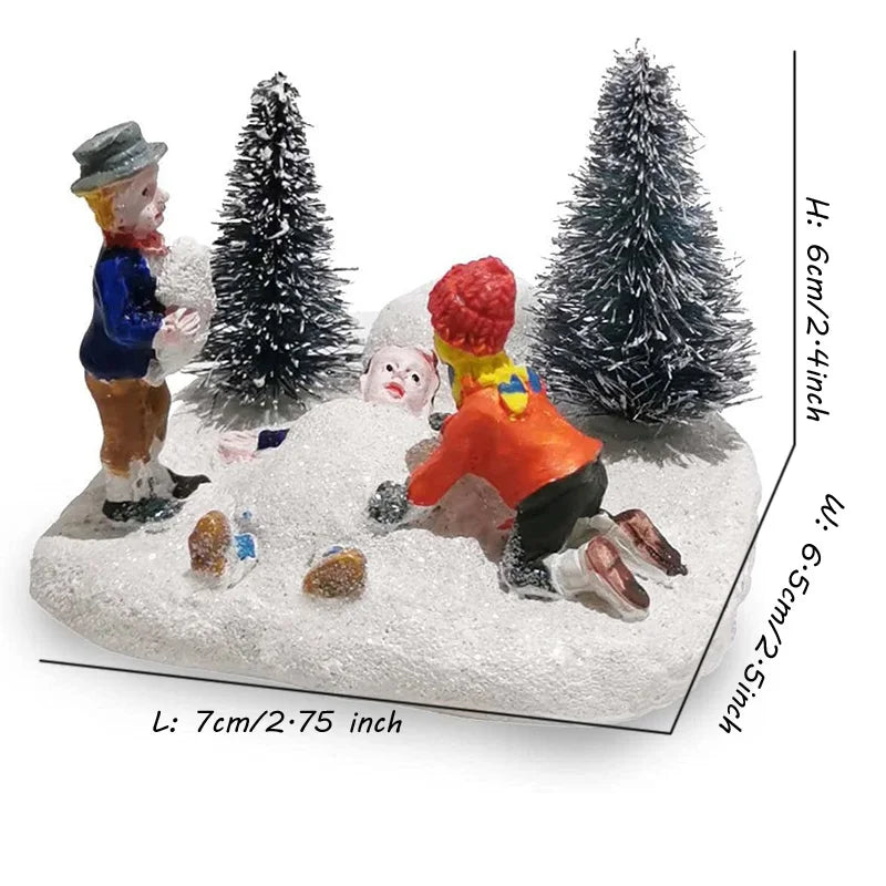 Christmas Village Set  Figures