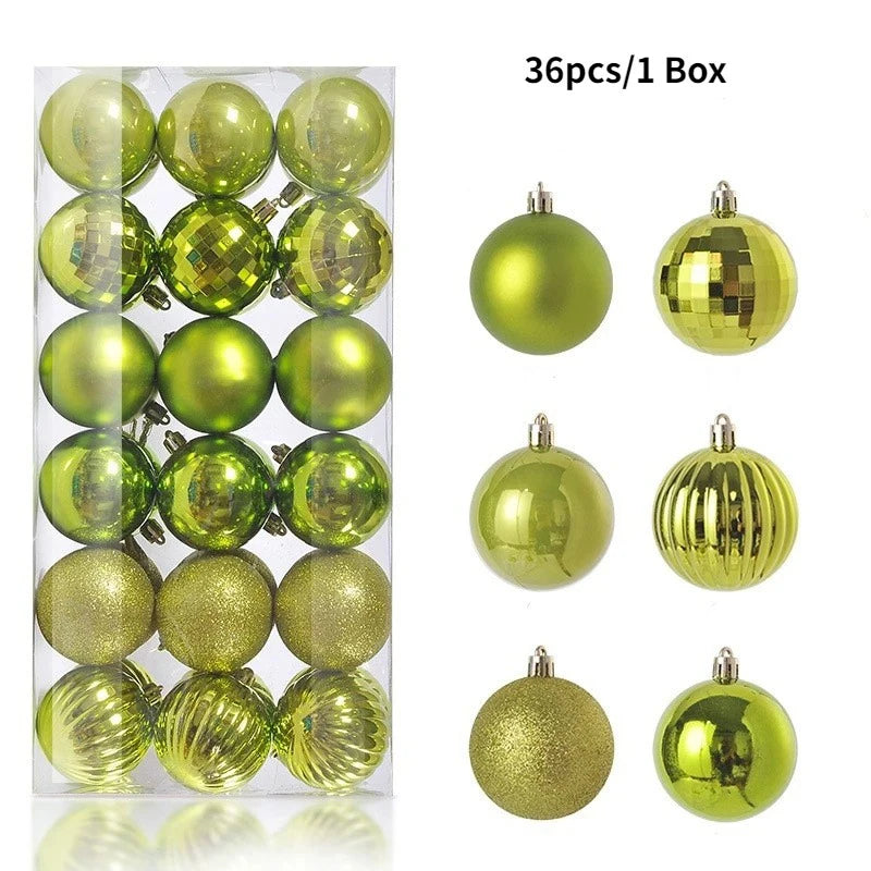 36Pcs 3CM Christmas Balls