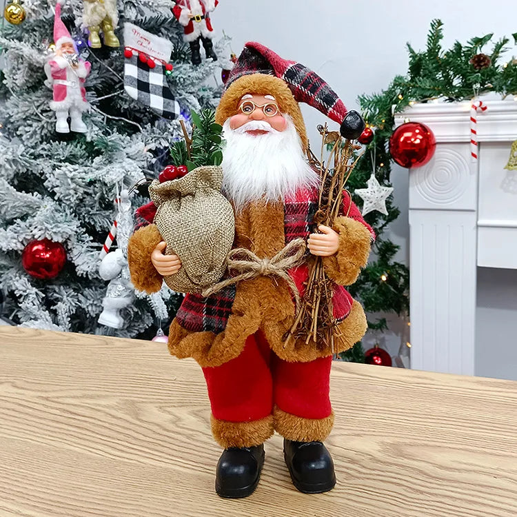 Christmas Santa Claus Figurines Doll 12inch