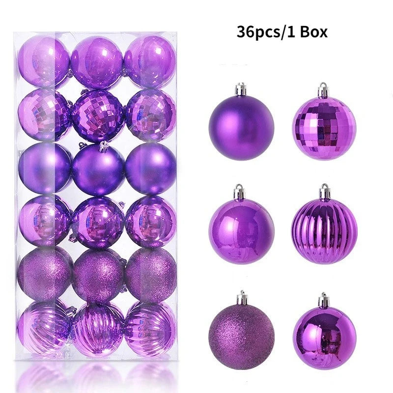 36Pcs 3CM Christmas Balls