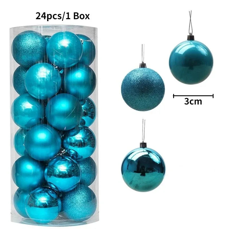 36Pcs 3CM Christmas Balls