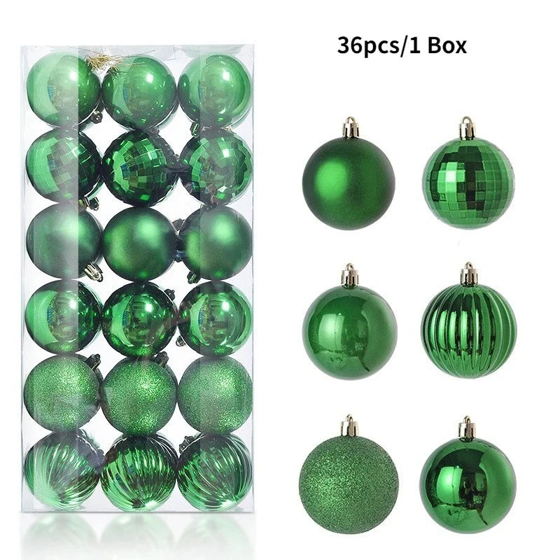 36Pcs 3CM Christmas Balls