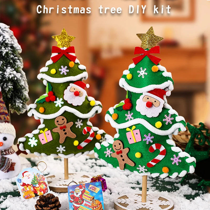 DIY Christmas Tree Crafts Kits for Children