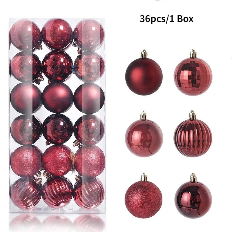 36Pcs 3CM Christmas Balls
