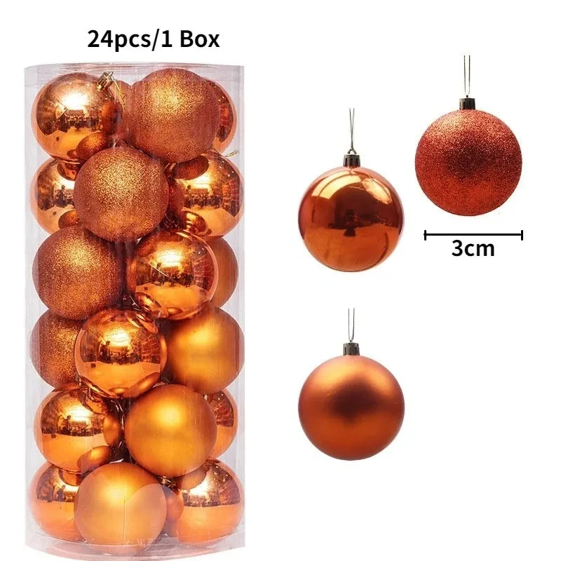 36Pcs 3CM Christmas Balls