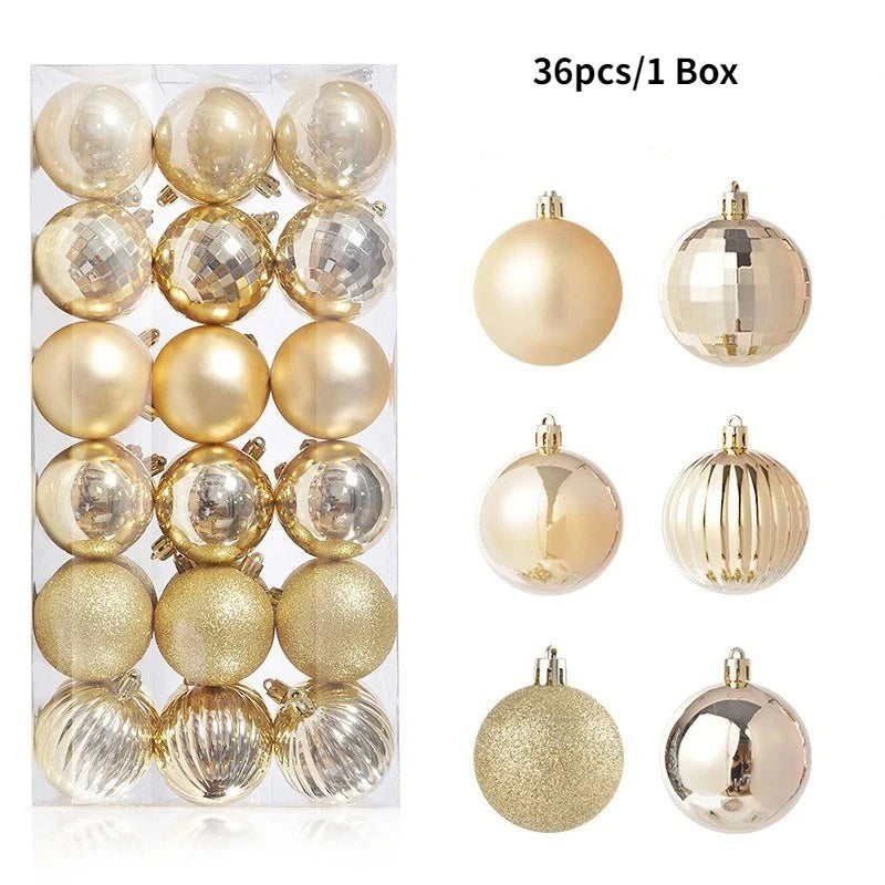 36Pcs 3CM Christmas Balls