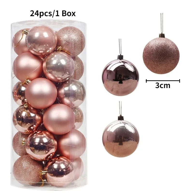 36Pcs 3CM Christmas Balls