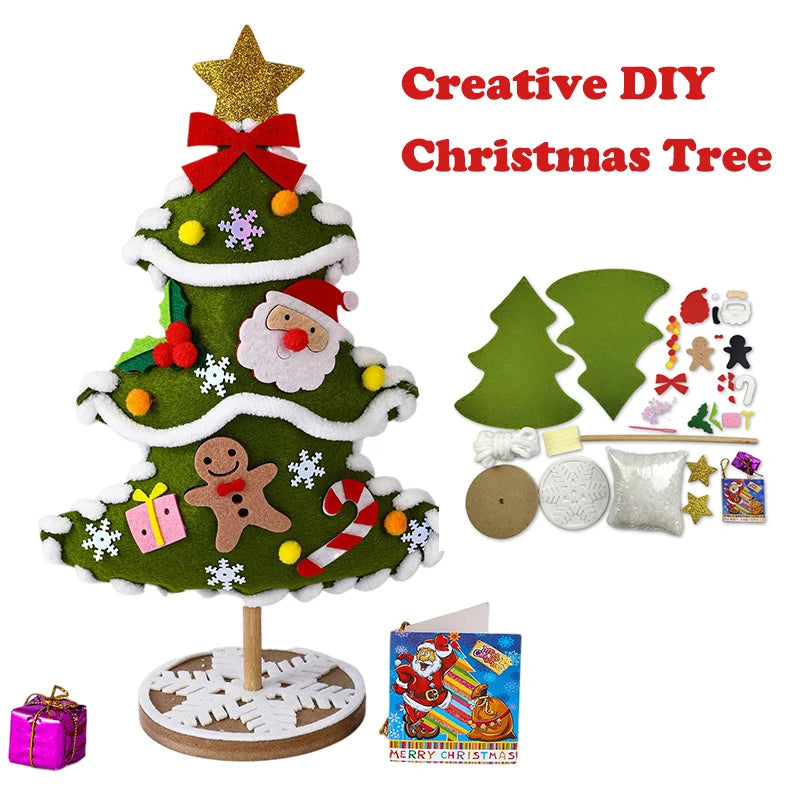 DIY Christmas Tree Crafts Kits for Children